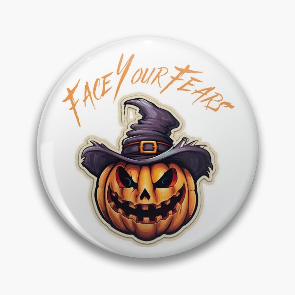 Item preview, Halloween Pumpkin / Face Your Fears designed and sold by InkCreato.