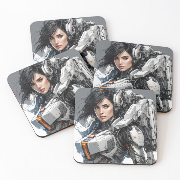 Item preview, The Futuristic Mech Maiden designed and sold by designsbyflo.