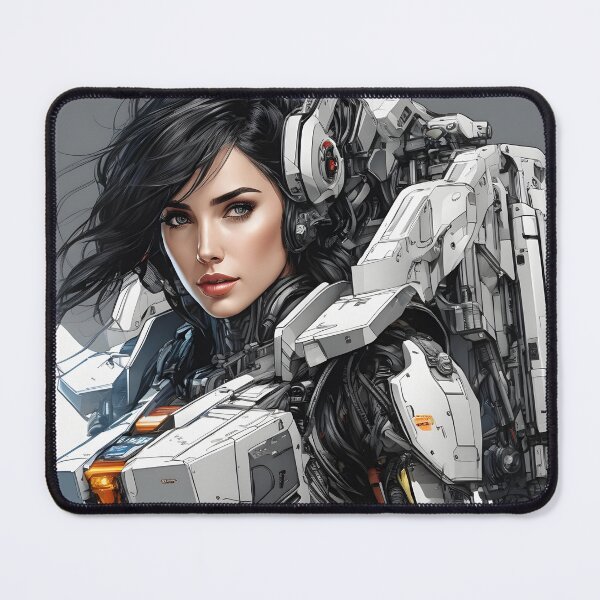 Item preview, The Futuristic Mech Maiden designed and sold by designsbyflo.