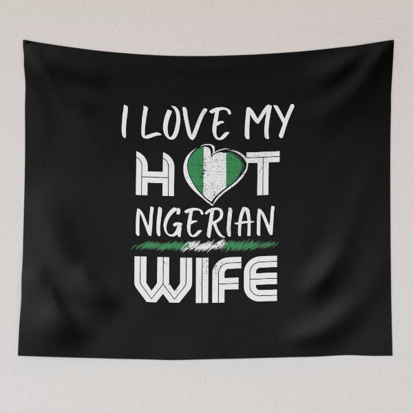 Item preview, I Love My Hot Nigerian Wife Nigeria Husband designed and sold by Furahisha.