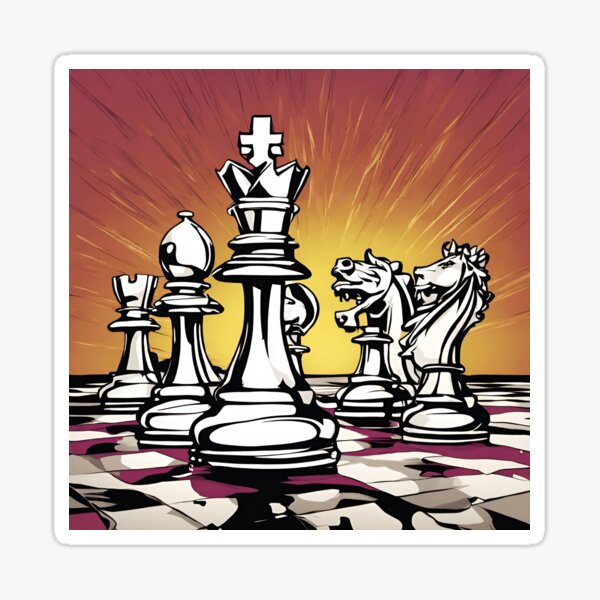 Chess Piece Wall Art Cut-Outs With Pawns, King Queen, Rooks Knights, and  Bishops