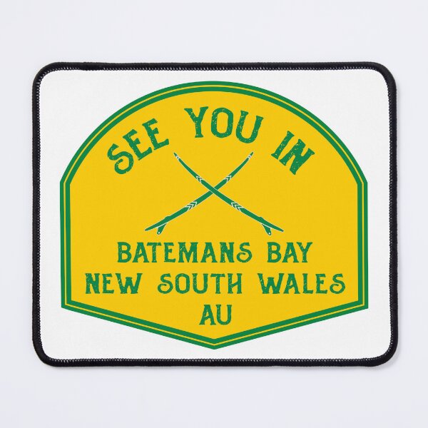 Item preview, Batemans Bay-New South Wales-Australia-Green and Gold-See You In Batemans Bay designed and sold by defimo.
