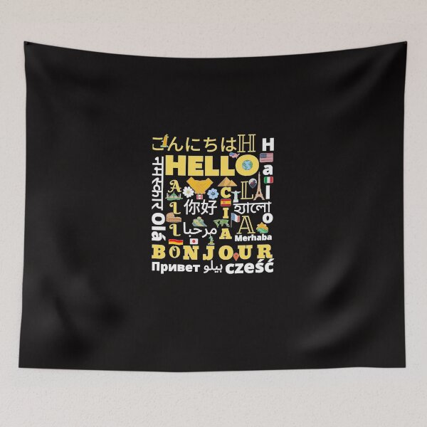 Item preview, Hello Word In Different Languages T designed and sold by LucasGofnzalez.