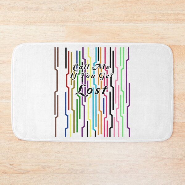 Item preview, Call Me If You Get Lost, color design, retro designed and sold by BlytheHester.