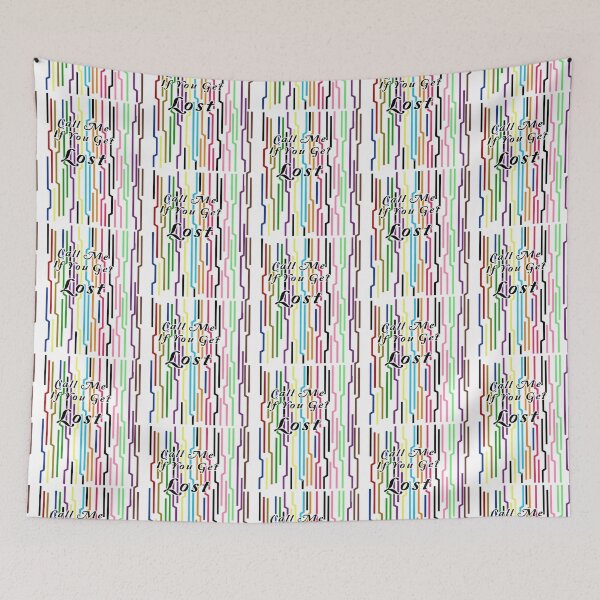 Item preview, Call Me If You Get Lost, color design, retro designed and sold by BlytheHester.