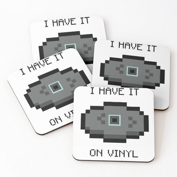 Item preview, I Have It On Vinyl Pixel Art designed and sold by WearIsClear.