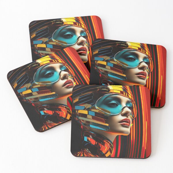 Item preview, Image of woman in futuristic fashion outfit designed and sold by George van der Lee.