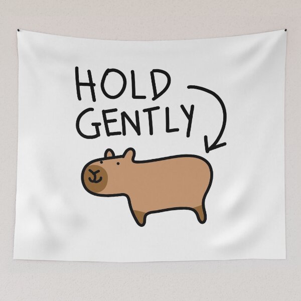Item preview, Hold my capybara designed and sold by HummingGhost.