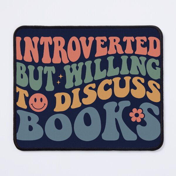 Item preview, Introverted But Willing To Discuss Books designed and sold by FWBooks.