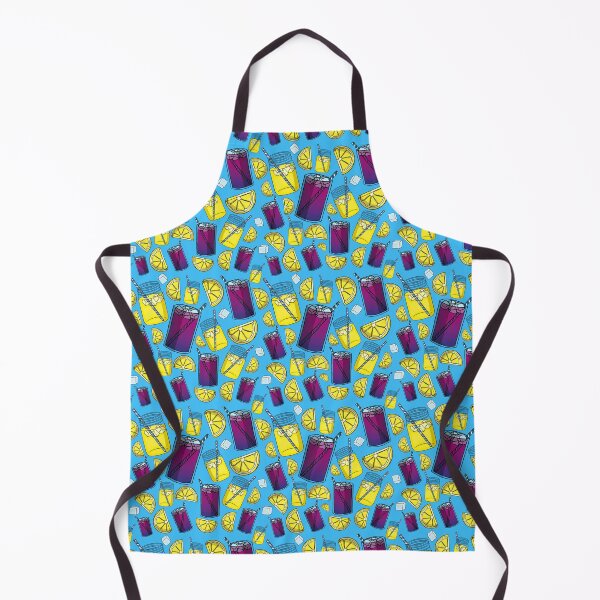 Item preview, Lemonade Pattern (Blue) designed and sold by honeybeepaper.