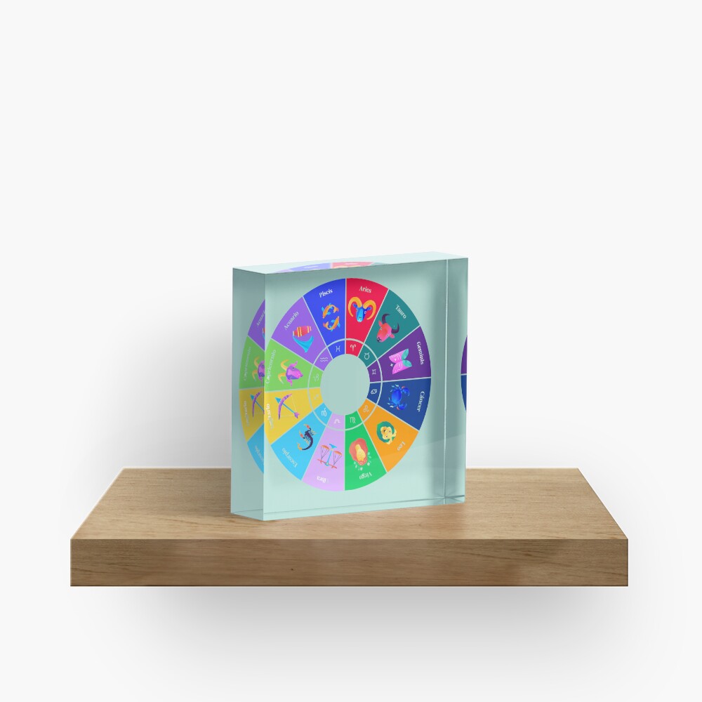 Vista previa del artículo con la obra «Bloque acrílico», diseñado y vendido por AstroSomething.