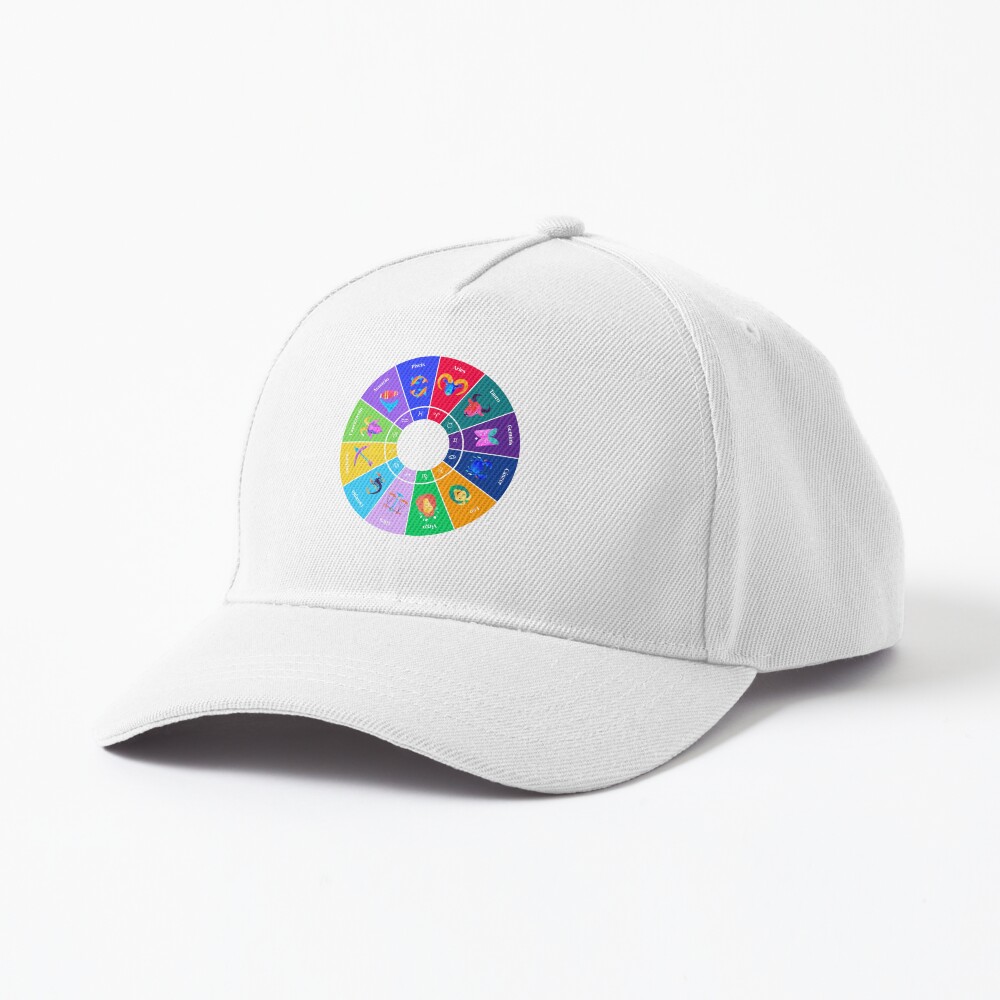 Vista previa del artículo con la obra «Gorra de béisbol», diseñado y vendido por AstroSomething.
