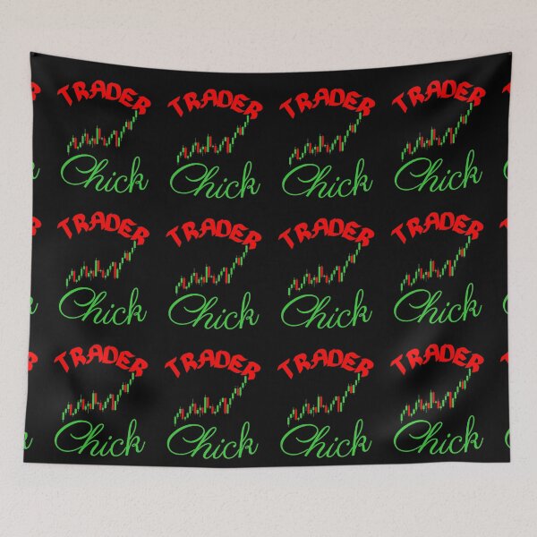 Item preview, Trader Chick-Black Background  designed and sold by Trendi61.