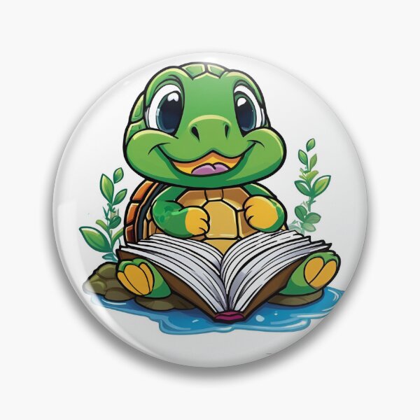 Item preview, Baby Turtle Reading designed and sold by ArtfulDragoon.