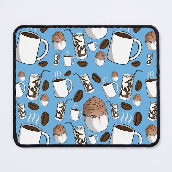 Item preview, Cup O' Joe Pattern (Blue) designed and sold by honeybeepaper.