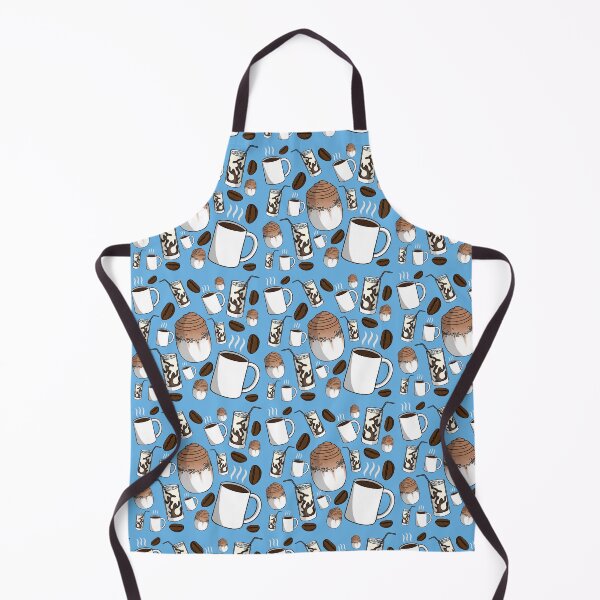 Item preview, Cup O' Joe Pattern (Blue) designed and sold by honeybeepaper.