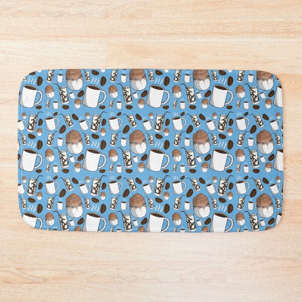 Item preview, Cup O' Joe Pattern (Blue) designed and sold by honeybeepaper.