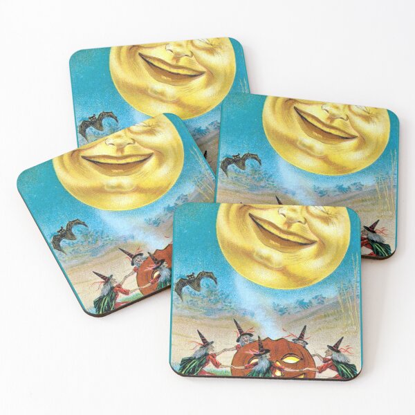 Item preview, Witches Dancing Around  A Jack-O-Lantern designed and sold by TheCornrCabinet.