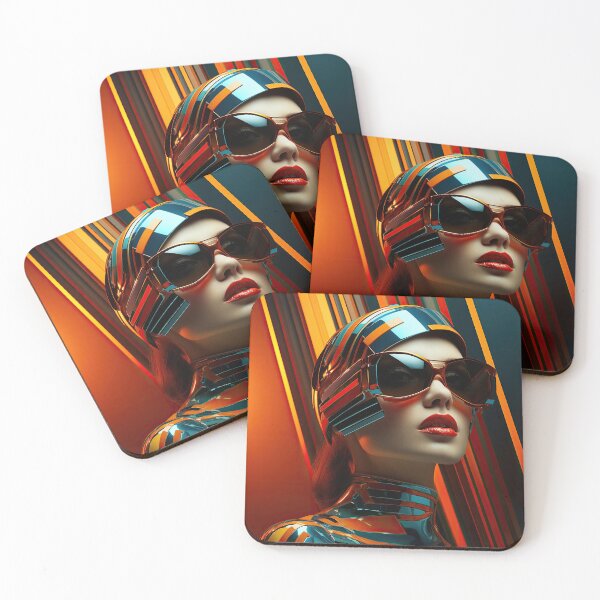 Item preview, Image of woman in futuristic outfit designed and sold by George van der Lee.