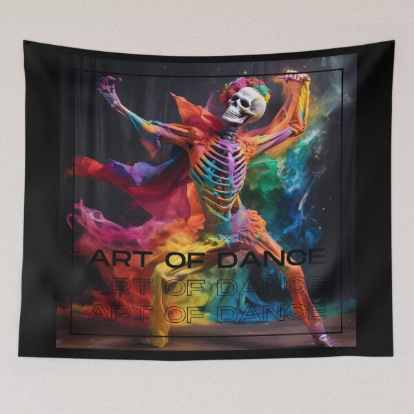 Item preview, Danncing skeleton rainbow | Art of dance designed and sold by GediaPrints.