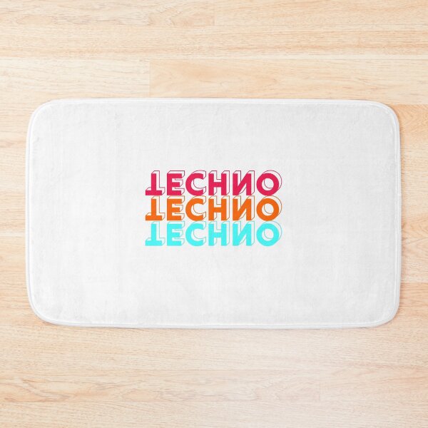 Item preview, Techno Techno Techno Inverted Typography designed and sold by DesignFuture99.