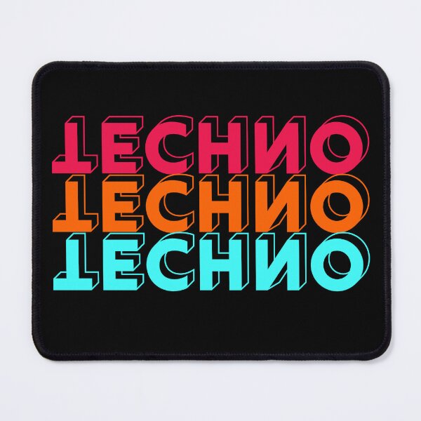 Item preview, Techno Techno Techno Inverted Typography designed and sold by DesignFuture99.