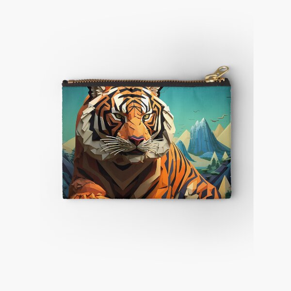 Item preview, "Blocky Tiger: Vibrant Pixel Art" designed and sold by Art-Vortex-fr.
