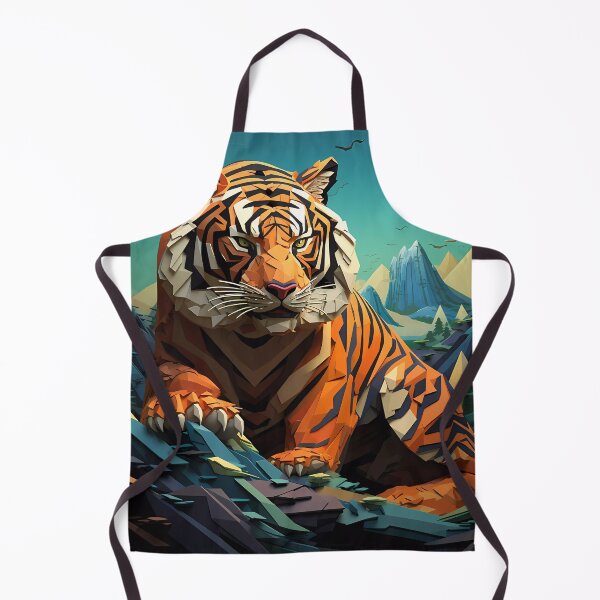 Item preview, "Blocky Tiger: Vibrant Pixel Art" designed and sold by Art-Vortex-fr.