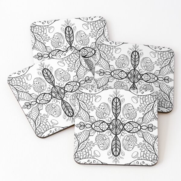 Item preview, Floral Folk Pattern Design designed and sold by DafraDesign.