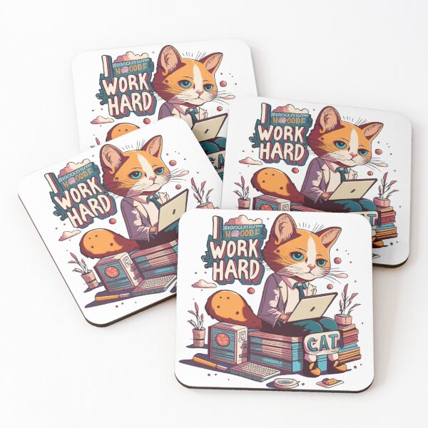 Item preview, I Work Hard So My Cat Can Have A Better Life designed and sold by ET-STUDIO.