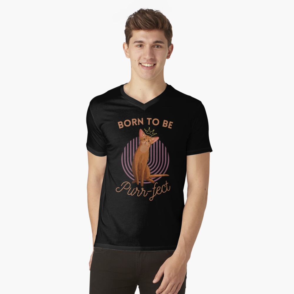 Item preview, V-Neck T-Shirt designed and sold by FelineEmporium.