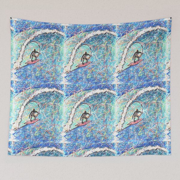 Item preview, Surfing the Rip Curl designed and sold by Kitslam Art.