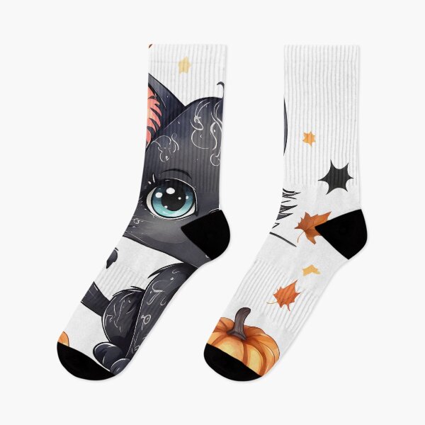 Item preview, Adorable Halloween Black Cat designed and sold by ArtsyWishesShop.