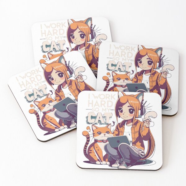 Item preview, I Work Hard So My Cat Can Have A Better Life designed and sold by ET-STUDIO.