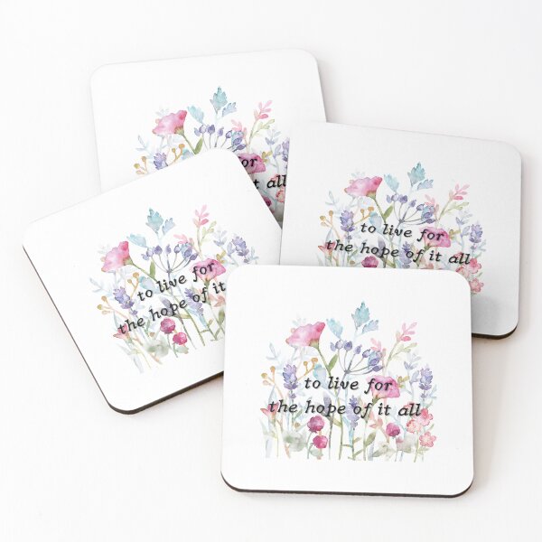 Item preview, August Lyrics - To Live For The Hope of It All designed and sold by AnnamariaDolan.