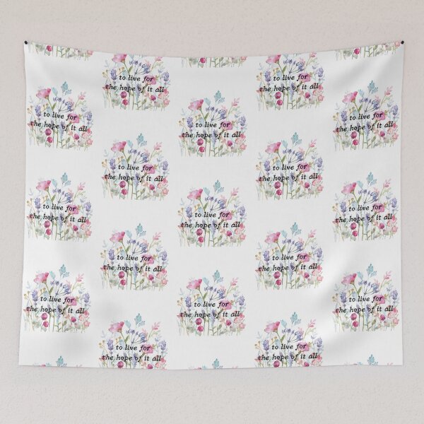 Item preview, August Lyrics - To Live For The Hope of It All designed and sold by AnnamariaDolan.