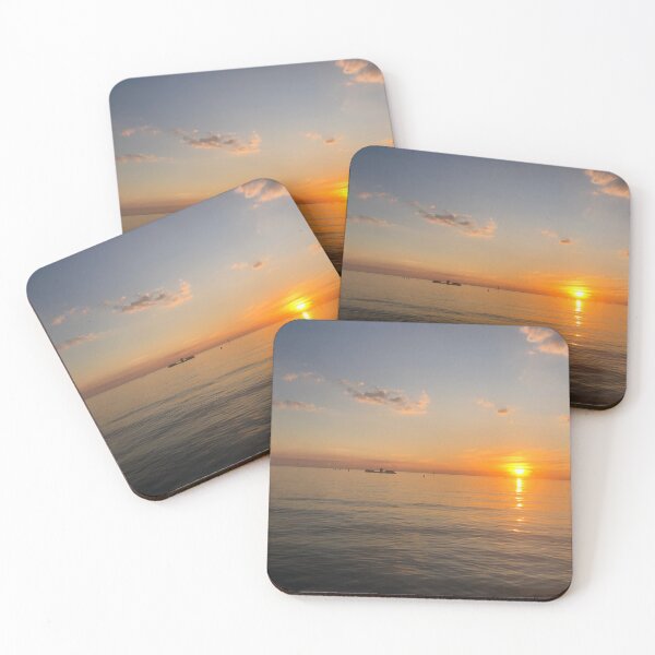 Item preview, Devon coast line photography sunset  designed and sold by elizabeth web ✿.