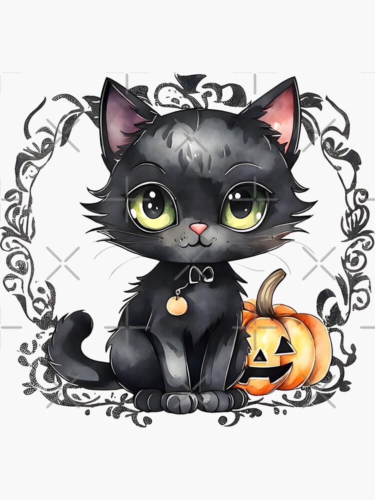 Chibi cheap black cat