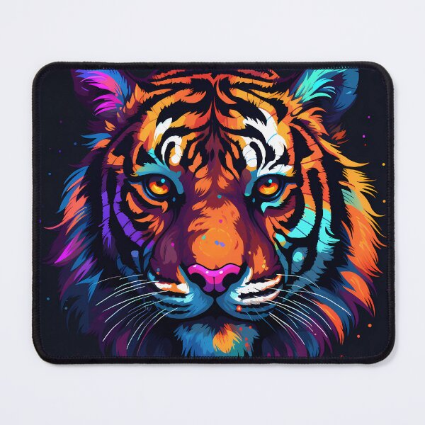 Item preview, "Blocky Tiger: Vibrant Pixel Art" designed and sold by Art-Vortex-fr.