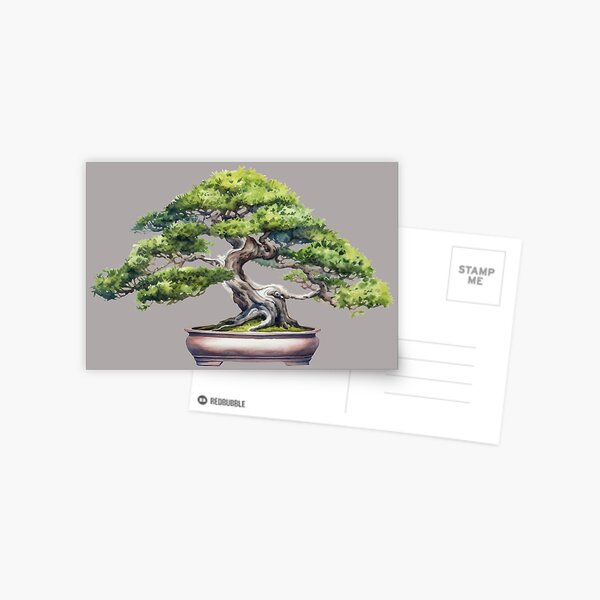 Item preview, Bonsai Tree Shohin watercolor designed and sold by rooocz.