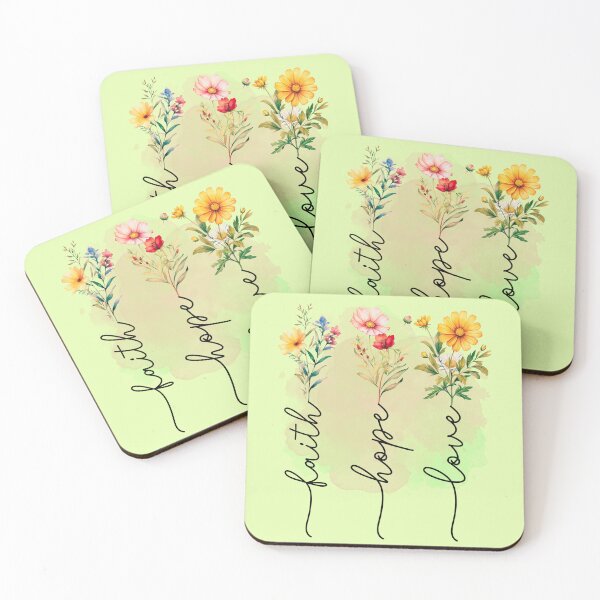 Item preview, Faith, Hope, Love Flowers Design designed and sold by Akaii-Design.