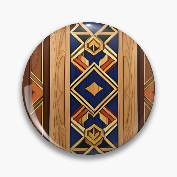 Item preview, Square pattern with wood tones designed and sold by DRAGONFIASCO.