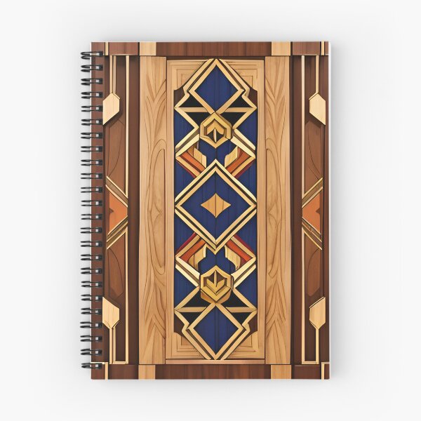 Item preview, Square pattern with wood tones designed and sold by DRAGONFIASCO.