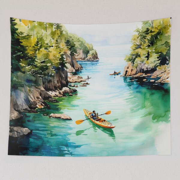Item preview, Watercolor Design of Abel Tasman National Park - New Zealand designed and sold by Sketch-Shack.