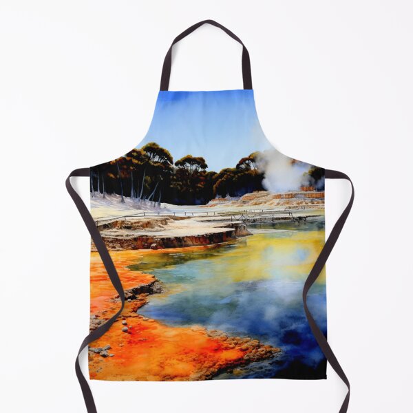 Item preview, Watercolor Design of Wai-O-Tapu Thermal - New Zealand designed and sold by Sketch-Shack.