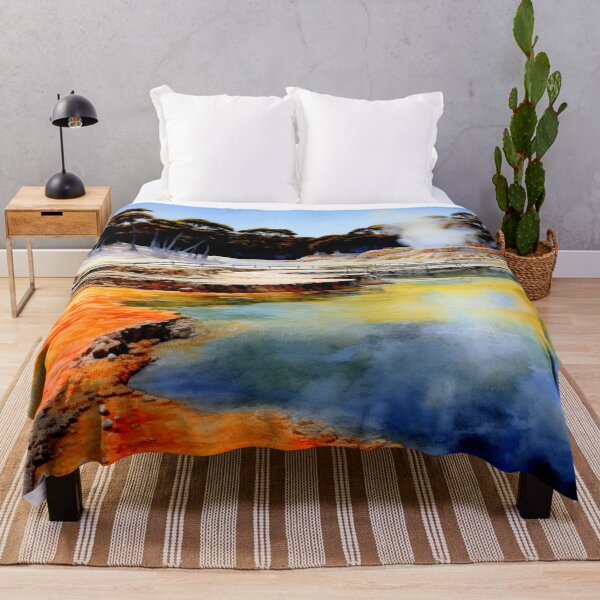 Item preview, Watercolor Design of Wai-O-Tapu Thermal - New Zealand designed and sold by Sketch-Shack.