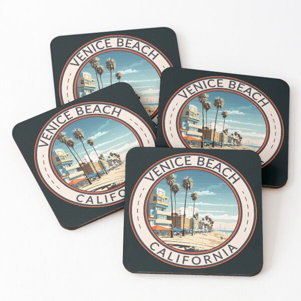 Item preview, Venice Beach California Travel Art Badge designed and sold by KrisSidDesigns.