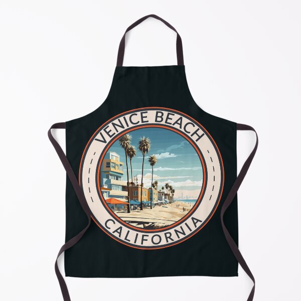 Item preview, Venice Beach California Travel Art Badge designed and sold by KrisSidDesigns.