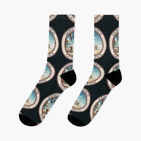 Item preview, Venice Beach California Travel Art Badge designed and sold by KrisSidDesigns.