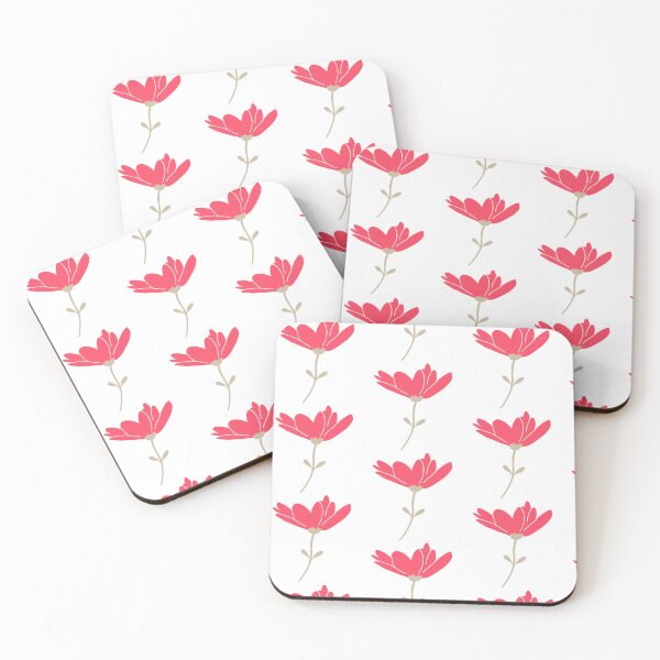 Item preview, Coral Red Floral Flower  designed and sold by Nicola-Rowe.